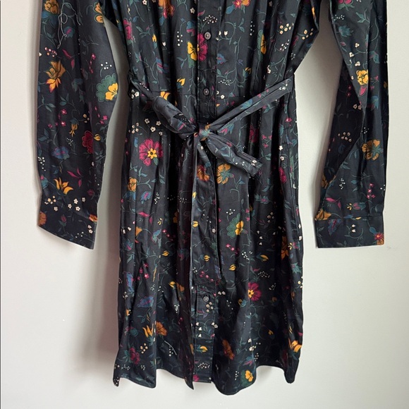 UNTUCKit Ellery Button Up Shirt Long Sleeve Floral Dress 12 - Picture 10 of 12